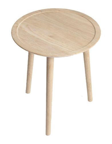 Ro Collection Dodona Sofabord Ø: 46 cm - Sæbebehandlet Eg
