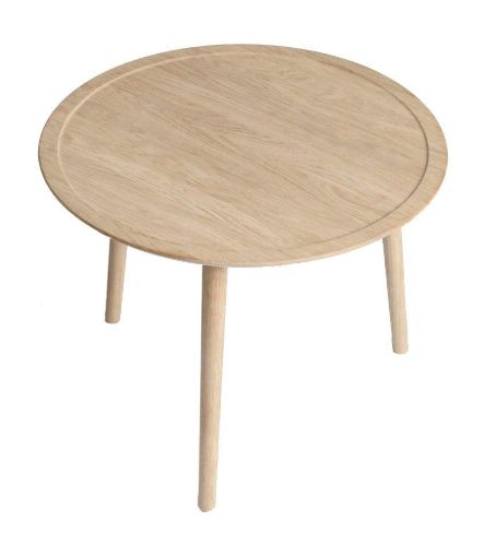 Ro Collection Dodona Sofabord Ø: 60 cm - Sæbebehandlet Eg