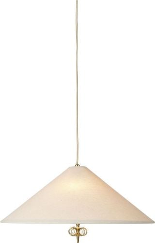 GUBI 1967 Pendelleuchte Ø: 56 cm – Messing/Leinwand