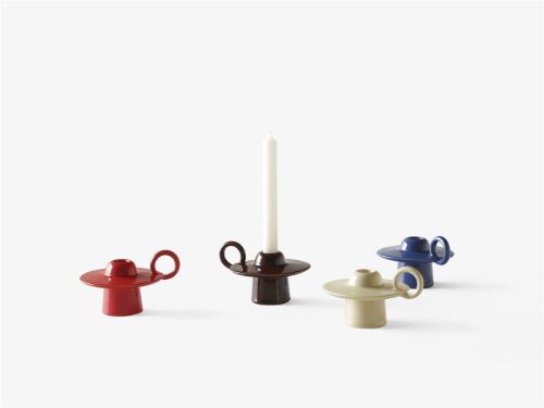 &Tradition Momento Kerzenhalter JH39 7,5x15,1 cm - Rotbraun