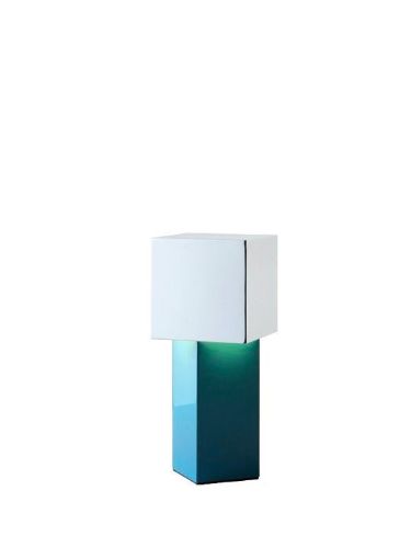 &Tradition Pivot ATD7 Tragbare Lampe H: 26 cm – Blau Silber
