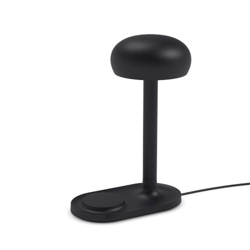 Please Wait To Be Seated Emendo Qi Bordlampe m. Mobiloplader H: 29 cm - Black