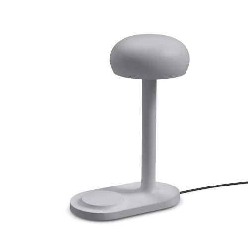 Please Wait To Be Seated Emendo Qi Bordlampe m. Mobiloplader H: 29 cm - Cloud