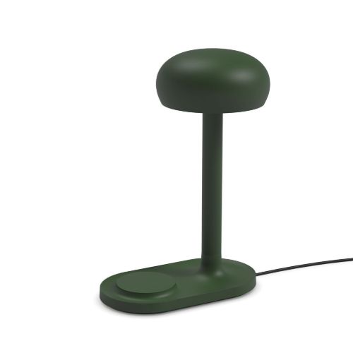 Please Wait To Be Seated Emendo Qi Bordlampe m. Mobiloplader H: 29 cm - Emerald