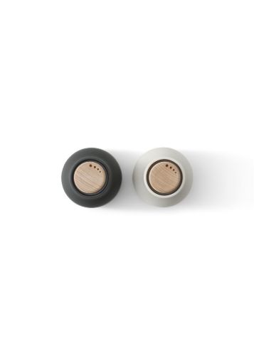 Audo Copenhagen Bottle Grinder Small 2er-Pack H: 11,5 cm – Esche/Carbon/Buche