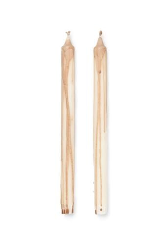 Ferm Living Dryp Candles Set of 2 H: 30 cm - Beige
