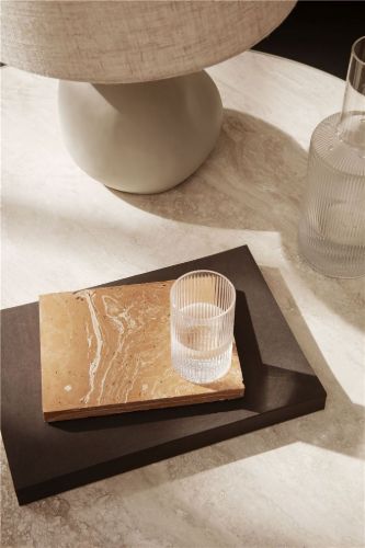 Ferm Living Ripple Karaffe Deckel H: 9 cm – Klarglas