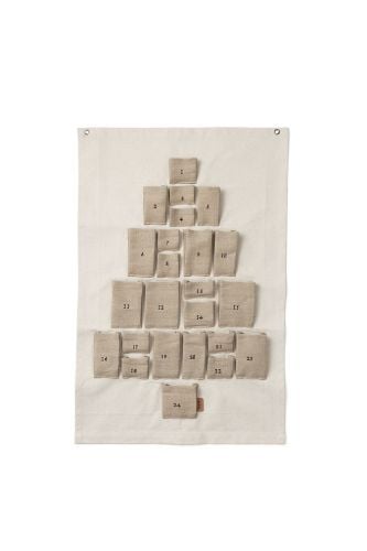 Ferm Living Pine Christmas Calendar Mini 50x69 cm - Natural