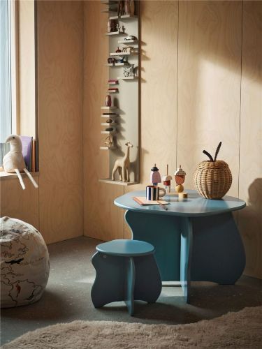 Ferm Living Slope Kindertisch H: 48 cm - Storm