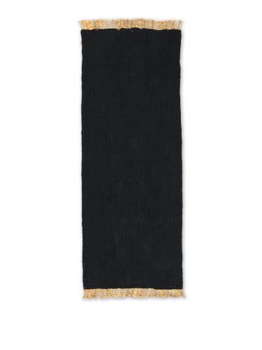 Ferm Living Block Runner 80x200 cm - Black/Natural