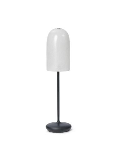 Ferm Living Gry Table Lamp H: 44,3 cm - Black/Translucent 