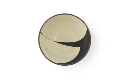 Normann Copenhagen Line Schüssel Ø: 23 cm - Schwarz/Creme