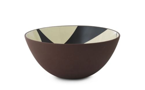 Normann Copenhagen Line Skål Ø: 30 cm - Sort/Creme