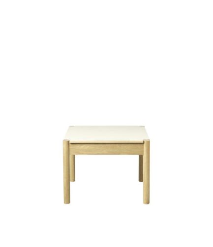 FDB Møbler C44 Sofabord M. Vendbar Bordplade 60x60 cm - Beige/Sort Laminat 