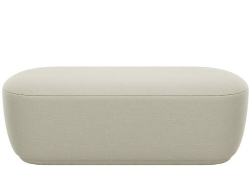 Blomus KUON Bench B: 120 cm - Bouclé/Beige