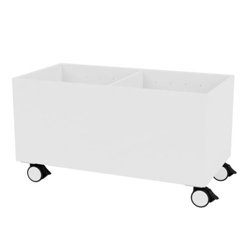Montana QS Colour Box III S1162 m. Hjul 69,6x37,8x35,4 cm - 101 New White