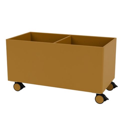 Montana QS Colour Box III S1162 m. Hjul 69,6x37,8x35,4 cm - 142 Amber