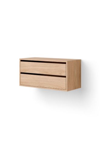New Works Cabinet Low w. Drawers 38,4x79 cm - Oak