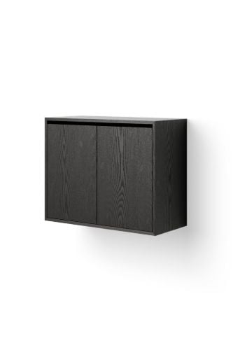 New Works Cabinet Tall w. Doors 62,4x79 cm - Black Ash