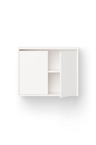 New Works Schrank Tall m. Türen 62,4x79 cm - Weiß