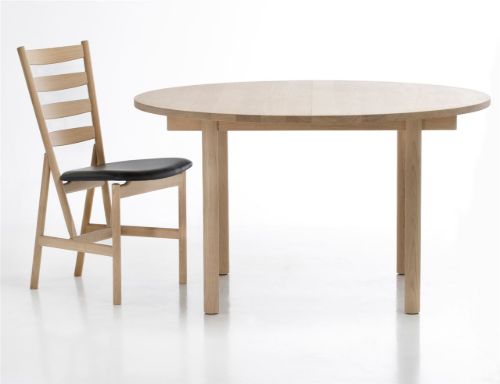 Bernstorffsminde Møbelfabrik Brú Esstisch Rund Ø: 130 cm - Seifenbehandelte Eiche