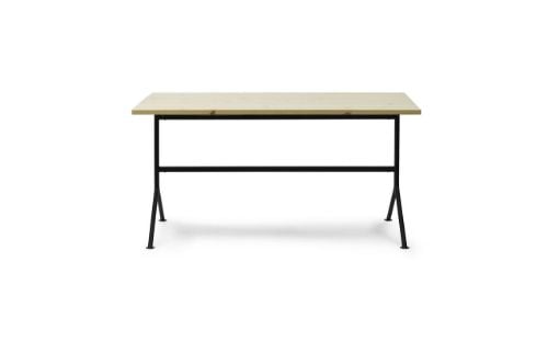 Normann Copenhagen Kip Skrivebord 150x80 cm - Sort Stål/Fyrretræ