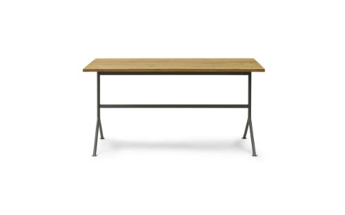 Normann Copenhagen Kip Skrivebord 150x80 cm - Gråt Stål/Eg