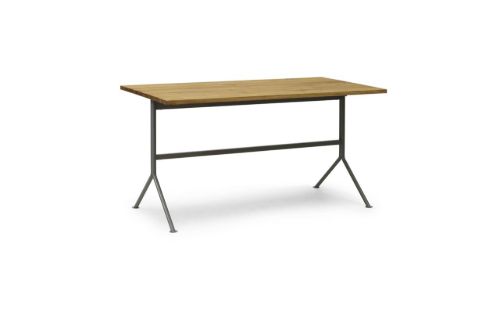 Normann Copenhagen Kip Schreibtisch 150x80 cm - Grauer Stahl/Eiche