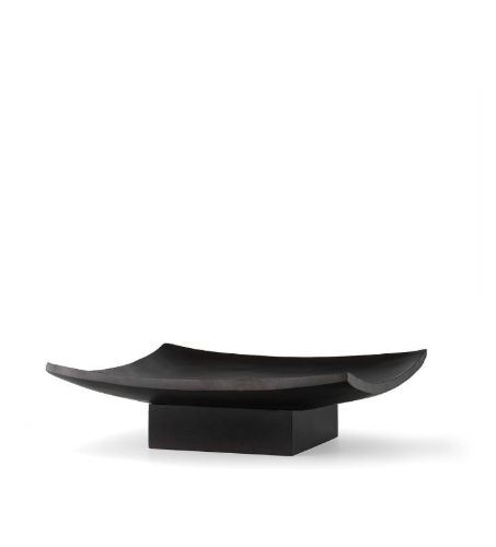 Audo Copenhagen Relevé Platte Ø: 40 cm - DunkelbraunMessing