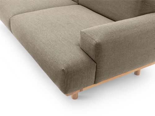 Bruunmunch Reason 2 Pers. Sofa mit linker Chaiselongue L: 288 cm - Re-Wool 218
