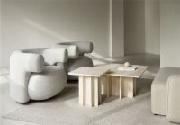 Bild von Normann Copenhagen Burra Lounge Chair SH: 42,5 cm - Hallingdal 0110lingdal 0110