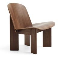 Bild von HAY Chisel Lounge Chair SH: 39 cm – Walnuss