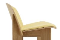 Bild von HAY Chisel Lounge Chair Polstret SH: 39 cm – Lackierte Eiche/Hallingdal-407