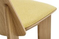 Bild von HAY Chisel Lounge Chair Polstret SH: 39 cm – Lackierte Eiche/Hallingdal-407