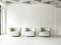 Bild von Normann Copenhagen Burra Lounge Chair SH: 42,5 cm – Ultra Leather 41571