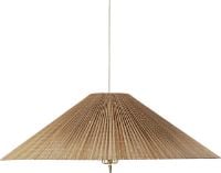Bild von Dress 1972 Pendelleuchte Breite Ø: 93 cm - Messing/Bambus