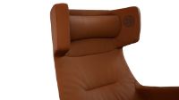 Bild von Conform MyPlace Sessel mit Sound SH: 42 cm - Leder/Cognac