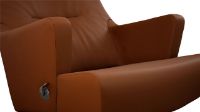Bild von Conform MyPlace Sessel mit Sound SH: 42 cm - Leder/Cognac
