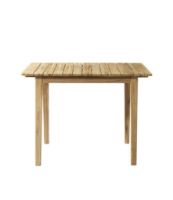 Bild von FDB Furniture M3 Sammen Gartentisch 90x104,5 cm - Massives Teakholz / Natur