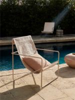 Bild von Ferm Living Desert Lounge Chair SH: 20 cm – Kaschmir/Wolke