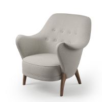 Bild von Warm Nordic Cocktail Lounge Chair SH: 42 cm – Hallingdal 103/Geölte Eiche