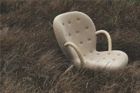 Bild von Paustian Arctander Lounge Chair mit Armlehne SH: 38 cm - Walnuss/Einar 127