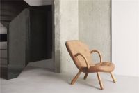 Bild von Paustian Arctander Lounge Chair mit Armlehne SH: 38 cm - Walnuss/Einar 127