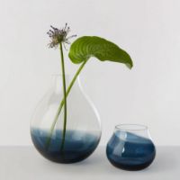 Bild von Ro Collection Blumenvase Nr. 23 Ø: 23 cm - Indigoblau