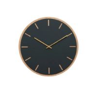 Bild von Hemverk Wanduhr Ø: 38 cm – Nadeleiche/Gold