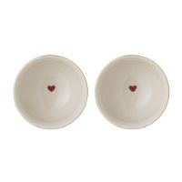 Bild von Bloomingville Jolly Bowl Ø: 14 cm 2er-Set - Rot/Steinzeug OUTLET