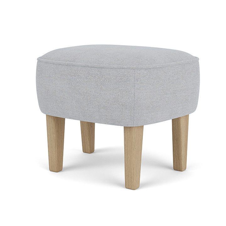 Bild von Audo Copenhagen Ingeborg Fußhocker H: 38 cm – Fiord 751/Natureiche