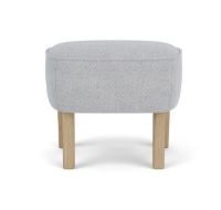 Bild von Audo Copenhagen Ingeborg Fußhocker H: 38 cm – Fiord 751/Natureiche