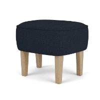 Bild von Audo Copenhagen Ingeborg Fußhocker H: 38 cm – Fiord 782/Natureiche