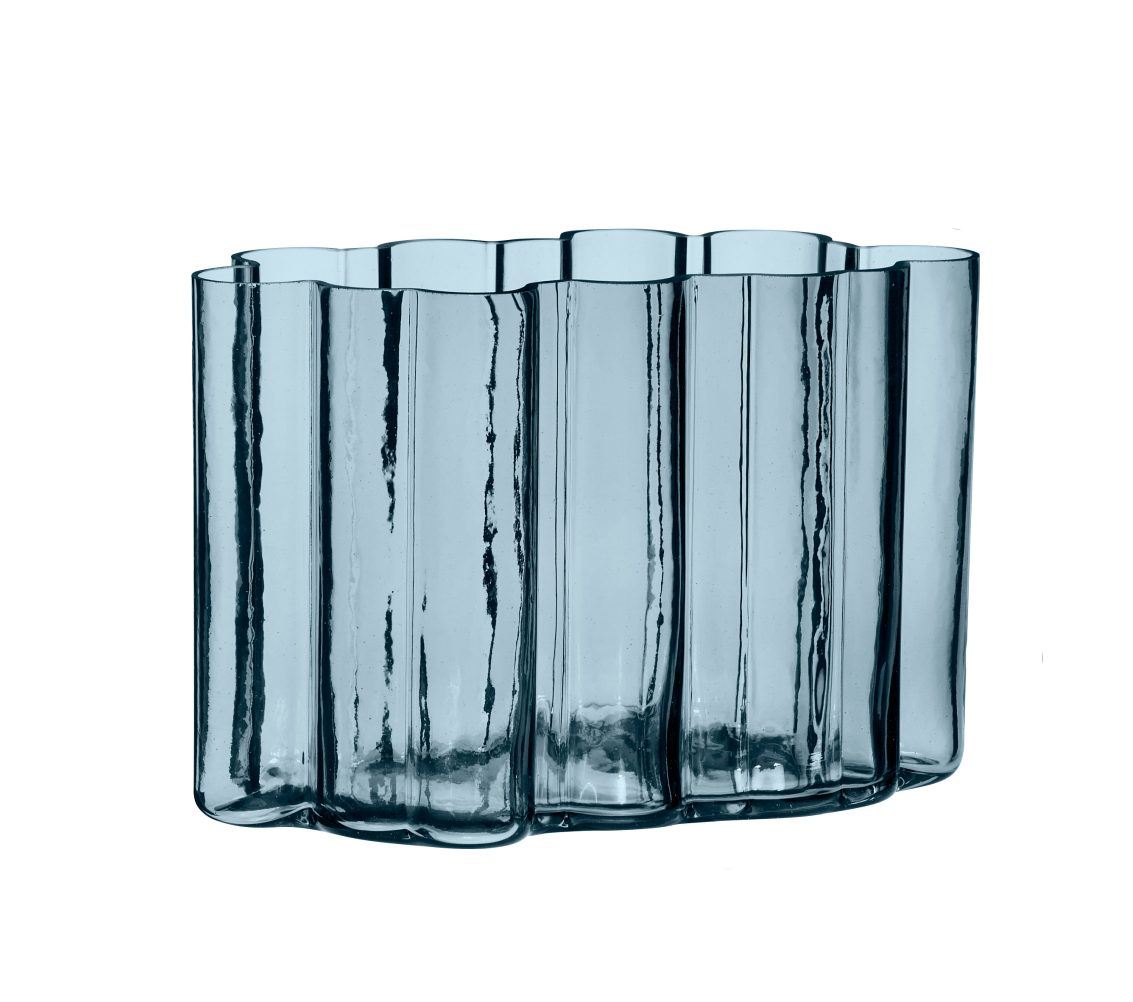 Bild von Hübsch Umber Vase 30x16 cm - Blå